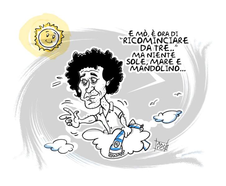 ricomincio da tre vignetta