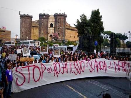 manifestazione terra dei fuochi