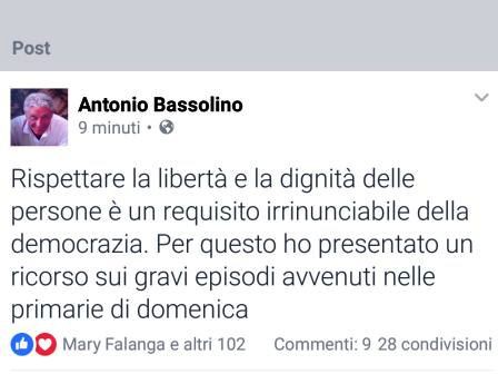 ricorso bassolino
